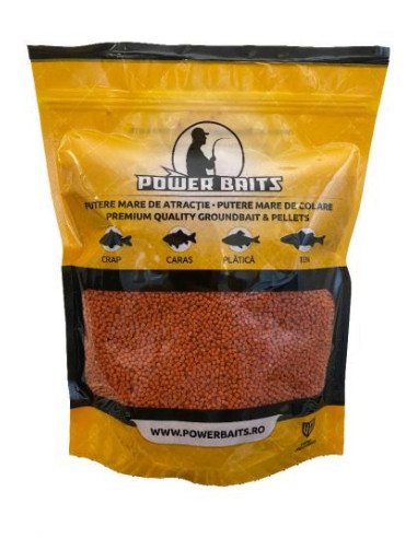 Pelete Power Baits, Capsuna, 2mm, 800g