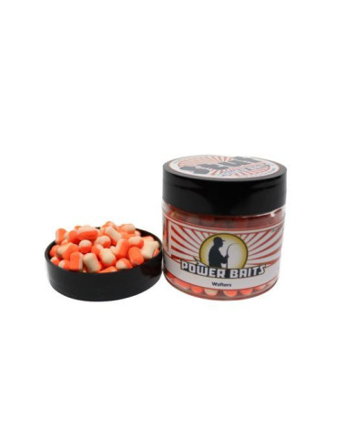 Wafter Power Baits Bicolor Stuf, Portocala, 6mm, 60ml