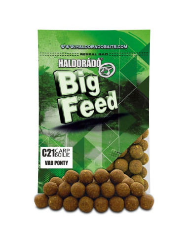 Boilies Haldorado Big Feed C21 Carp Boilie, Crap Salbatic, 21mm, 800g