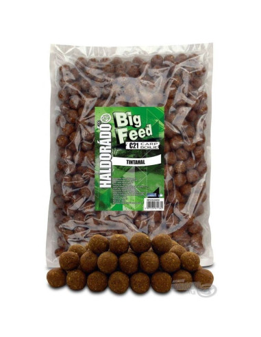 Boilies Haldorado Big Feed C21 Carp Boilie, Calamar, 21mm, 2.5kg