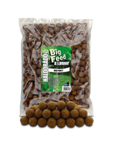 Boilies Haldorado Big Feed C21 Carp Boilie, Crap Salbatic, 21mm, 2.5kg