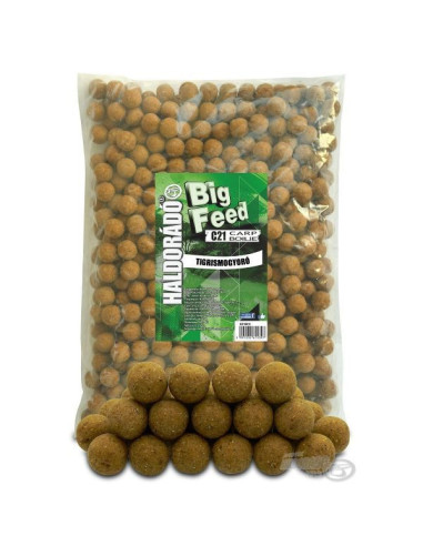 Boilies Haldorado Big Feed C21 Carp Boilie, Alune Tigrate, 21mm, 2.5kg