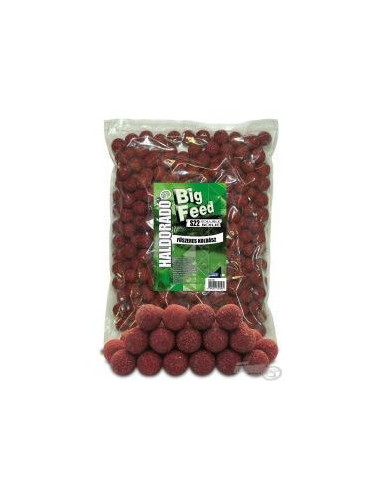 Boilies Haldorado Big Feed S22 Boilies Solubile, Carnati Condimentat, 22mm, 2.5kg