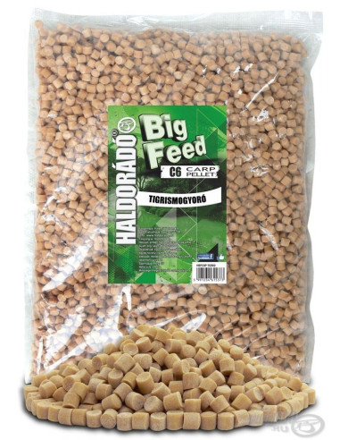 Pelete Haldorado Big Feed C6 Pellet, Alune Tigrate, 6mm, 2.5kg