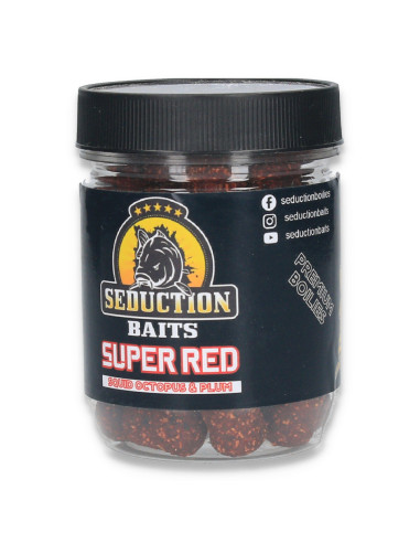 Boilies De Carlig Seduction Baits, Super Red, Glazurat, Solubil, 100g