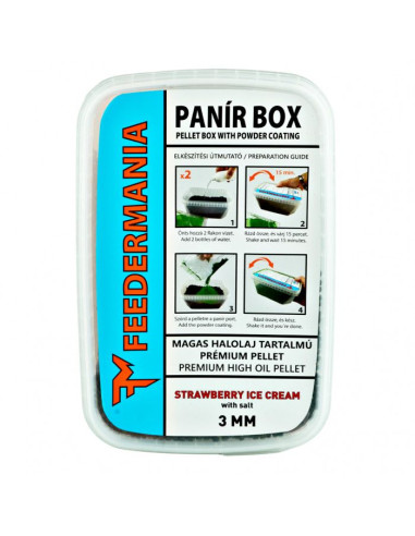 Pelete Feedermania Panir Box Pellet Pack, Capsuni, 3mm, 437g