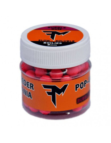 Pop-Up Feedermania Boilies, Bubblegum, 8mm, 15gr