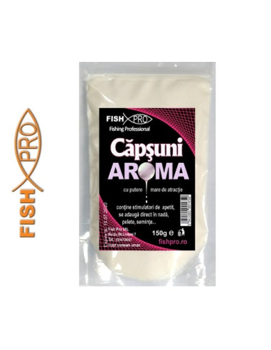 Aroma Praf Fish Pro, Capsuna, 150g