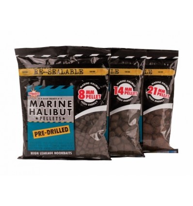 Pelete Dynamite Baits Pre-Drilled Marine Halibut 350g