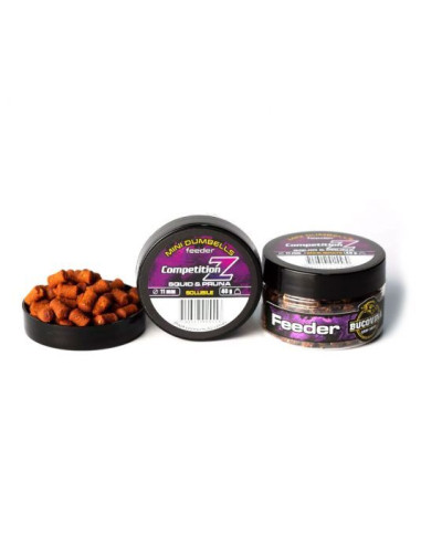 Dumbells solubile pentru carlig Bucovina Baits, Competition Z Mini, 11mm, 40gr