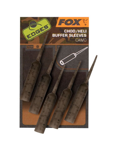 Mansoane FOX Chod/Heli Buffer Sleeves Camo, 6buc/plic