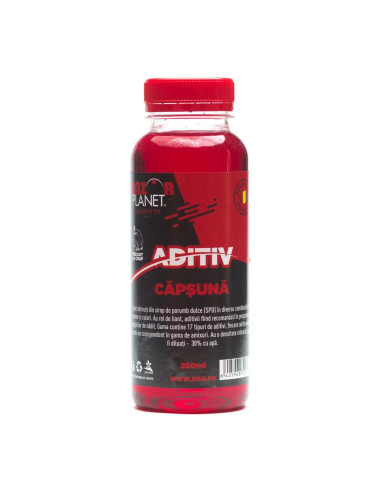 Aditiv Senzor Lichid Colorat, Capsuna, 250ml