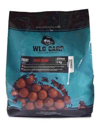 Boilies Tare WLC Carp, Red Squid, 20mm, 1kg