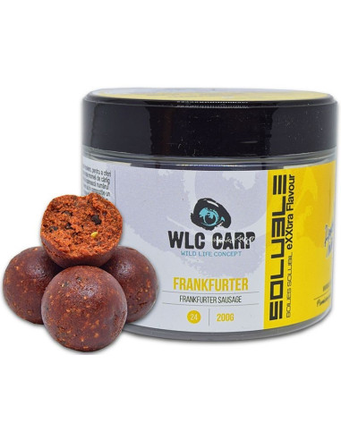 Boilies Solubil de Carlig WLC Carp, Frankfurter, 24mm, 200g