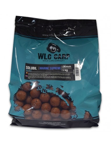 Boilies Solubil WLC Carp, Marine Supreme, 24mm, 1kg