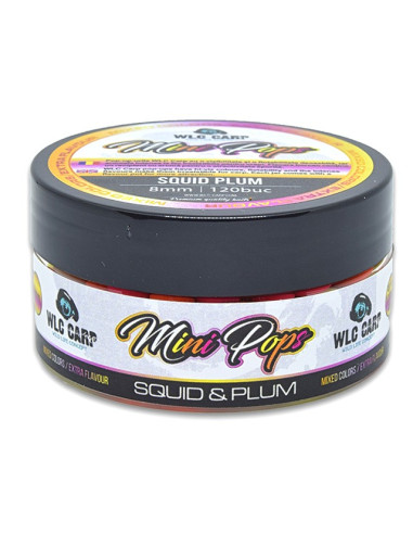 Pop-up WLC Carp Mini Pop-ups, Squid & Plum, 8mm, 120buc