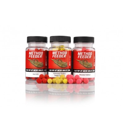 Winner Method Feeder Fluo Pop-Up Micro Boilies 8mm