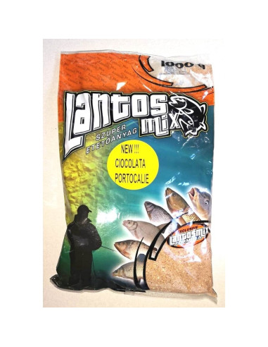 Nada Lantos Mix Groundbait, Ciocolata & Portocala, 1kg