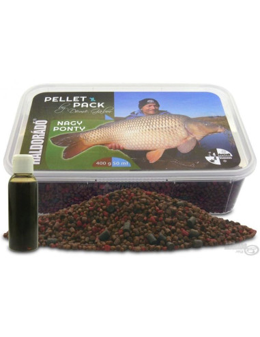 Pelete Haldorado Pellet Pack By Dome Gabor, Crap Mare, 2-3-4mm, 400g