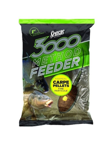 Groundbait Sensas 3000 Method Feeder, Carp Pellets, 1kg