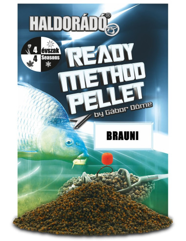 Pelete Haldorado Ready Method, Brauni, 2mm, 400gr