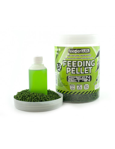 Pelete Feeding Pellet Timar, Green Betaina, 1-3mm, 500g+100ml