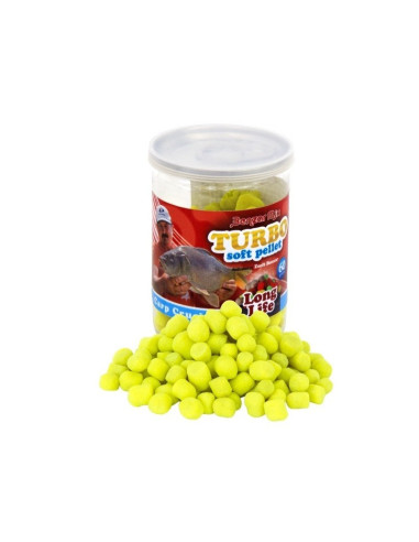 Pelete Benzar Mix Turbo Soft Long Life, Fluo Carp, 60g