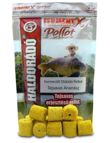 Pelete Solubile Haldorado FermentX, Ananas, 12mm, 80g