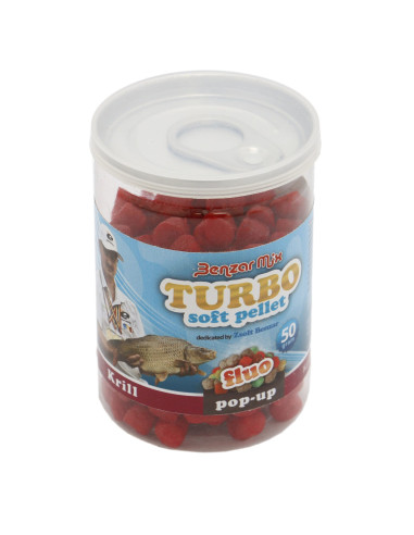 Pelete Benzar Mix Turbo Soft, Krill, 8-12mm, 50g