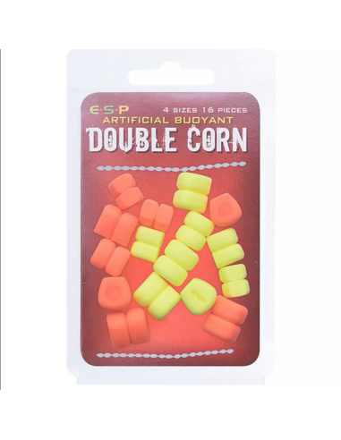 Porumb Artificial Flotant ESP Double Corn, Orange/Fluo Yellow, 16buc