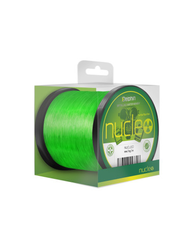 Fir Monofilament Delphin NUCLEO, Verde Fluo, 600m