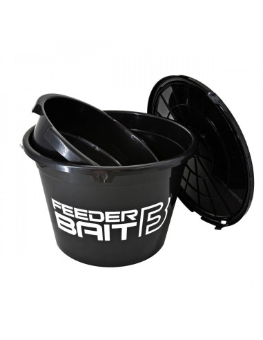 Galeata Feeder Bait Cu Vas Si Capac, 13l