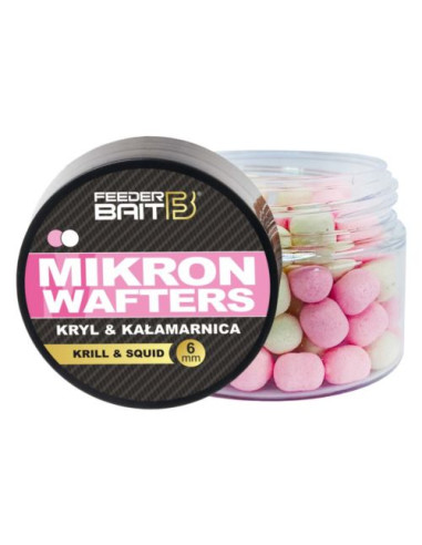 Wafters Feeder Bait Mikron, Krill & Squid, 6mm, 25ml