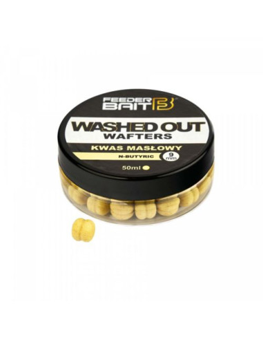 Wafters Feeder Bait Washed Out, N-Butiric, 9mm, 50ml