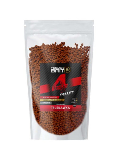 Peleti Feeder Bait Prestige, Capsuna, 4mm, 800g