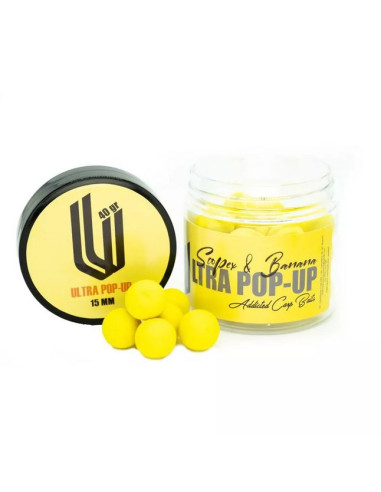 Pop-Up Addicted Carp Baits Ultra, Scopex & Banana, 15mm, 40gr