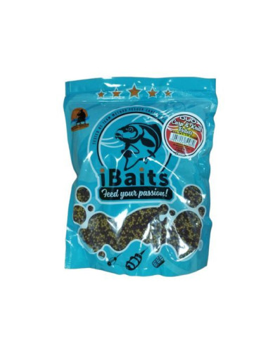 Pelete iBaits DUO, Carp & Krill, 2mm, 800g