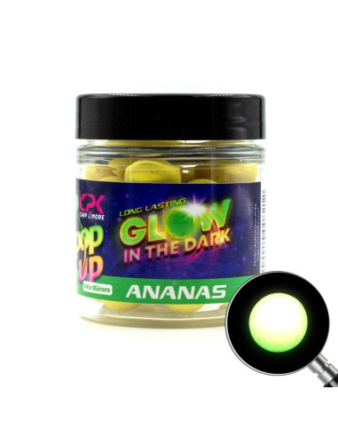 Pop Up CPK Feeder Glow In The Dark UV, Ananas, 14-16mm