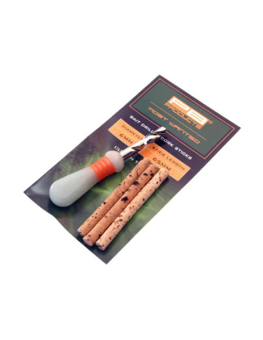 Burghiu PB Products Bait Drill, 6mm + 3 Cork Sticks 6.5cm x 6mm