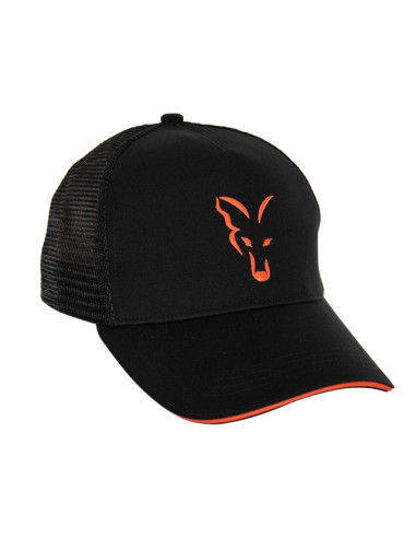 Sapca Fox Collection Trucker Cap Black and Orange