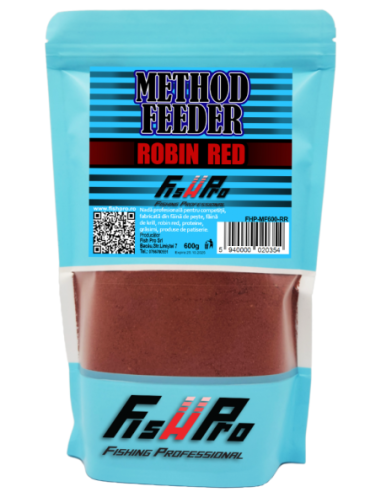 Nada Fish Pro Method Feeder Easy-Open Resigilabil, Robin Red, 600gr