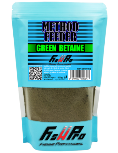 Nada Fish Pro Method Feeder Easy-Open Resigilabil, Green Betaine, 600gr