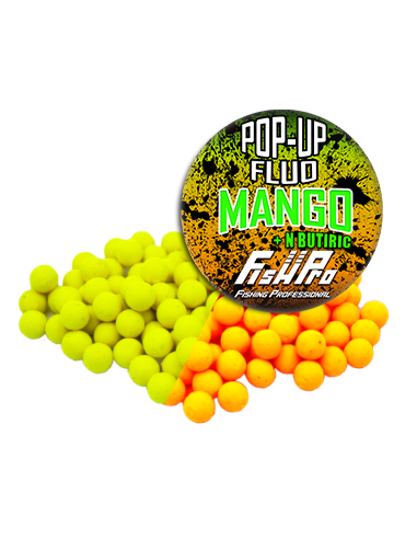 Pop-Up Fish Pro, Yellow,Orange Mango-N Butiric, 8Mm, 40g