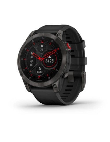 Ceas Garmin Epix Pro Sapphire Carbon Grey Titanium Black, 47mm