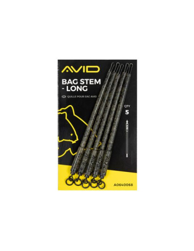 Tija Plumb Avid Carp Bag Stems, Long, 5buc/plic