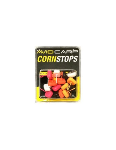 Stopper Avid Carp Corn Stops Mix Color, 15buc/plic