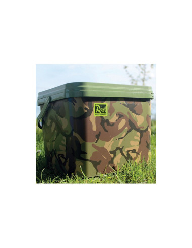 Galeata Cu Capac Rod Hutchinson Bucket & Lid Camo, 10L