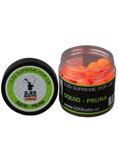 Pop Up 2.20Baits Supreme, Squid-Pruna, 16mm, 100ml