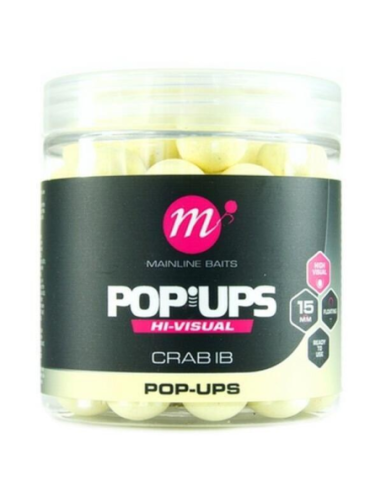 Pop Up Mainline Fluo, Crab IB, 15mm, 250ml