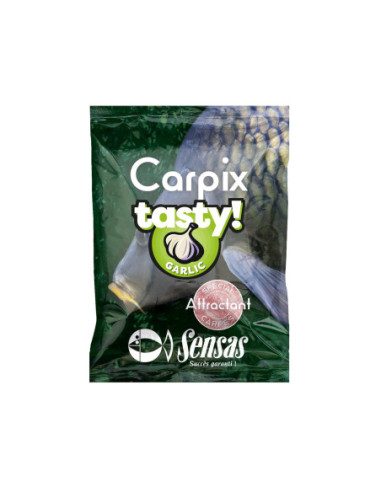 Aditiv Pudra Sensas Carp Tasty, Garlic, 300g